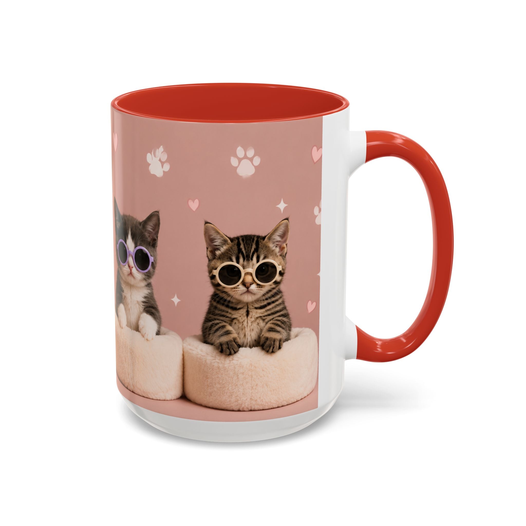 Cute Cat Lovers Coffee Mug - 11 & 15oz - Perfect Gift for Pet Owners