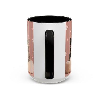 Cute Cat Lovers Coffee Mug - 11 & 15oz - Perfect Gift for Pet Owners