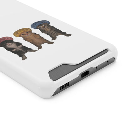 Cute Kittens with Hats Phone Case