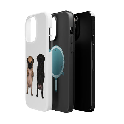 Pug Duo Magnetic Impact-Resistant Phone Case