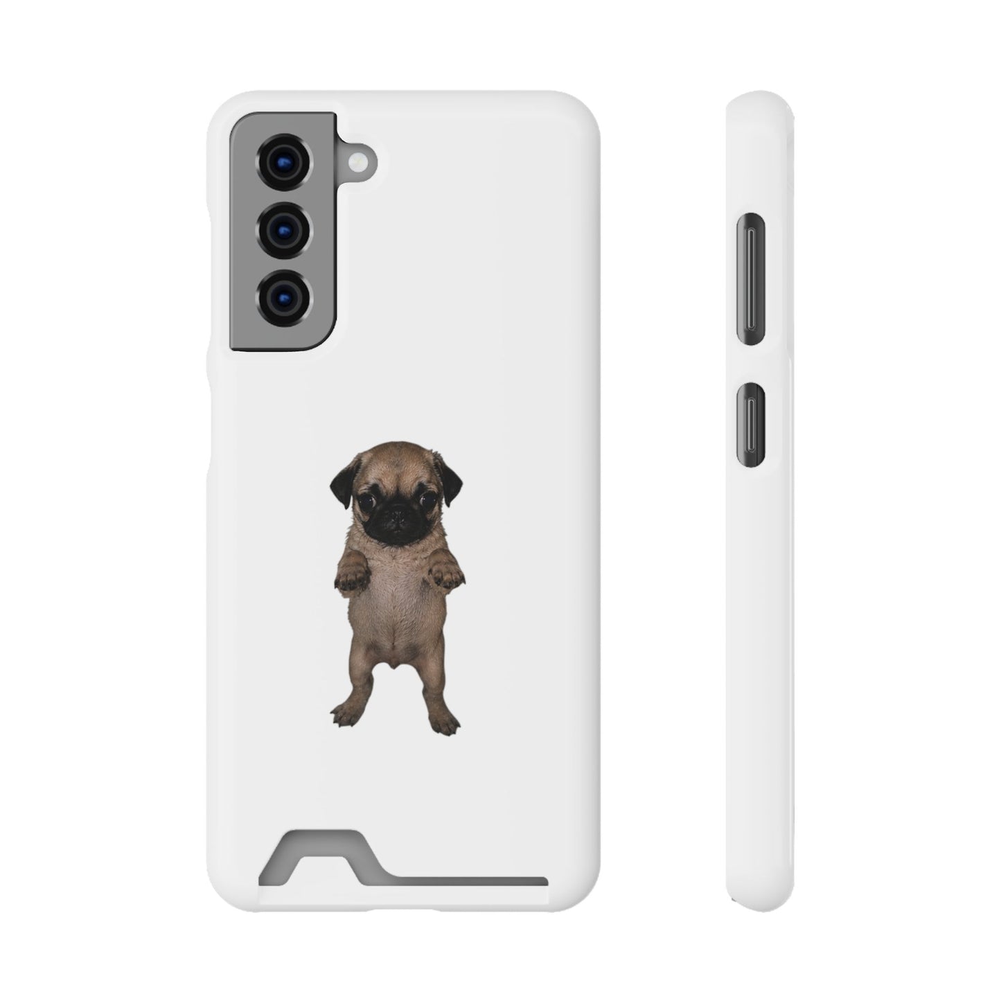 Pug Puppy Card-Holder Phone Case