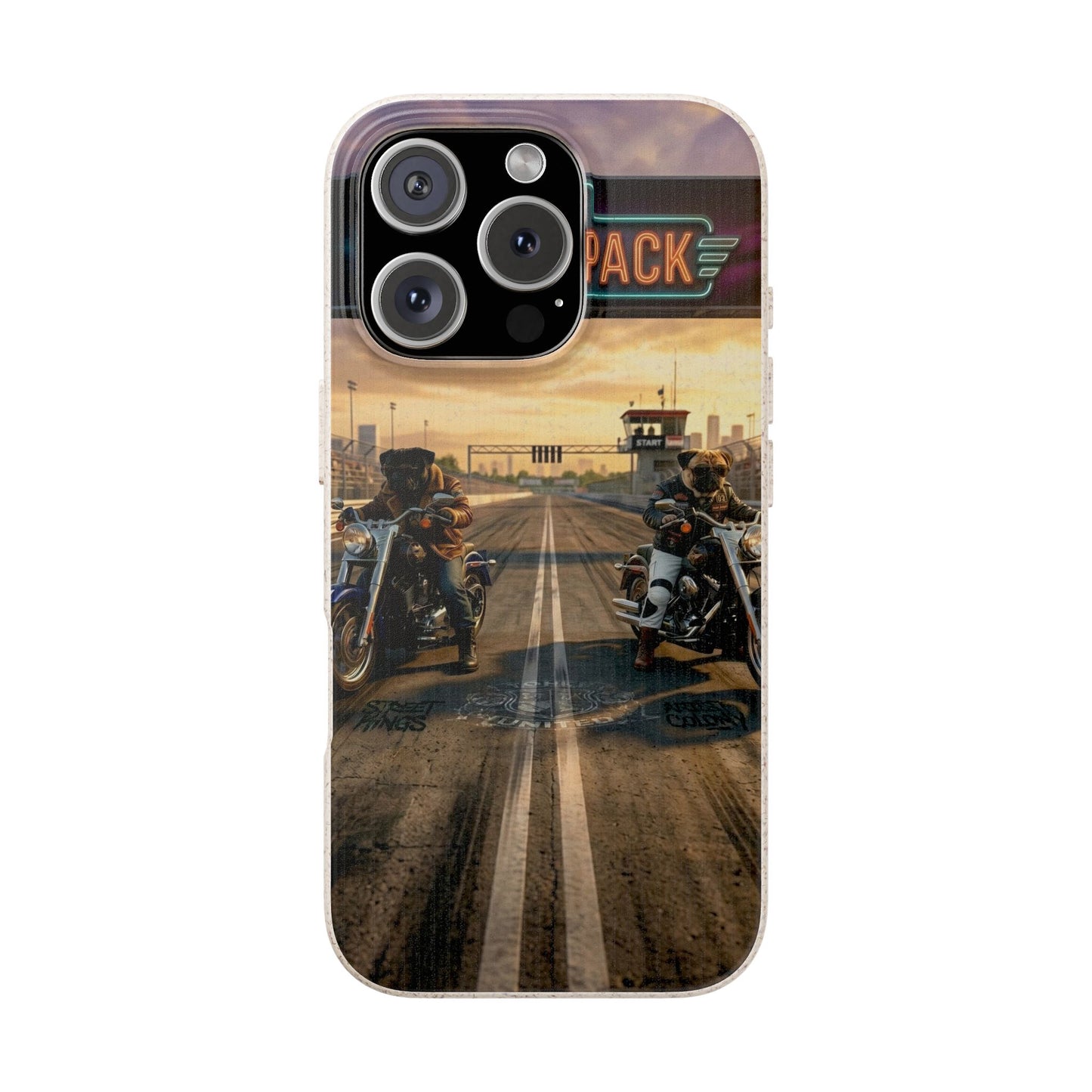 Motorcycle Road Trip Biodegradable Phone Case