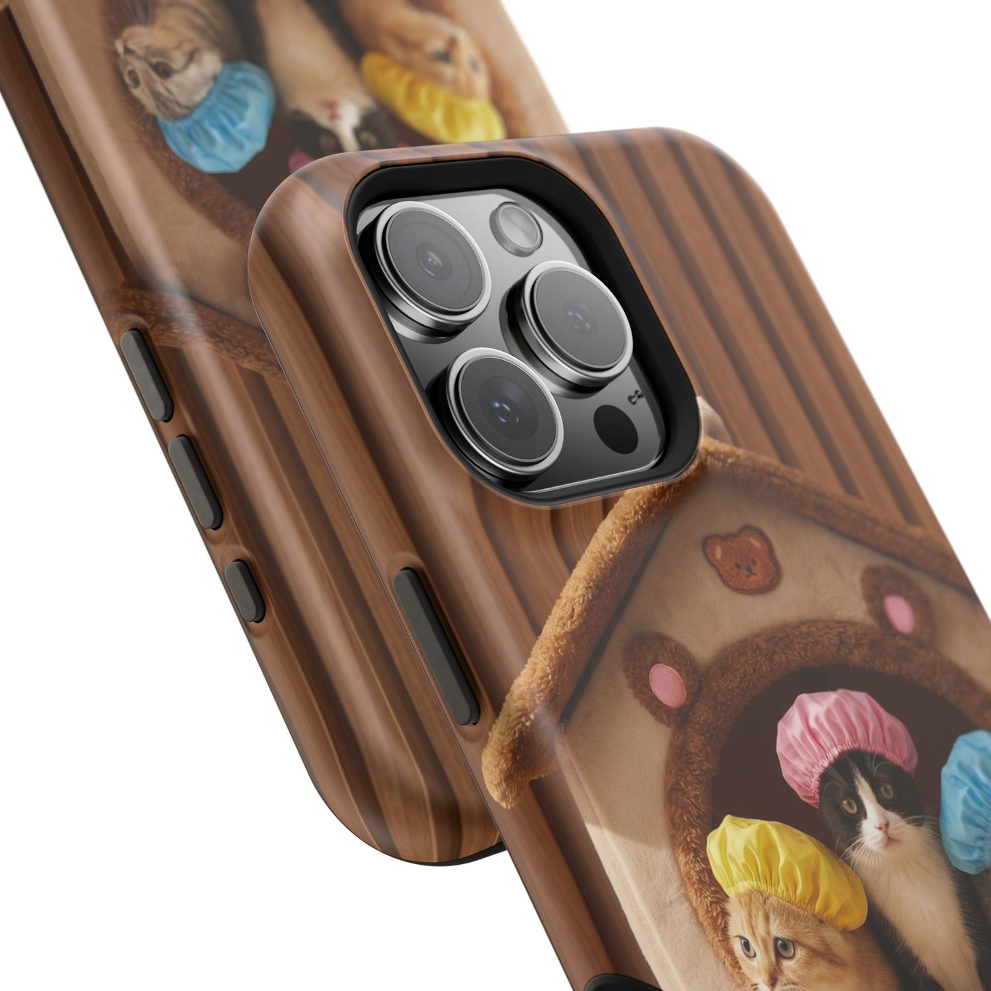 Cute Kittens in Cozy House Phone Case — Magnetic Impact-Resistant Case