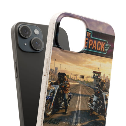 Motorcycle Road Trip Biodegradable Phone Case