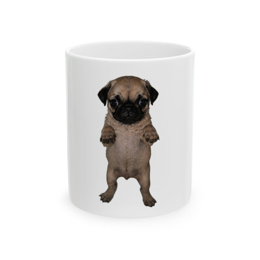 Cute Pug Puppy Ceramic Mug  (11oz & 15oz)