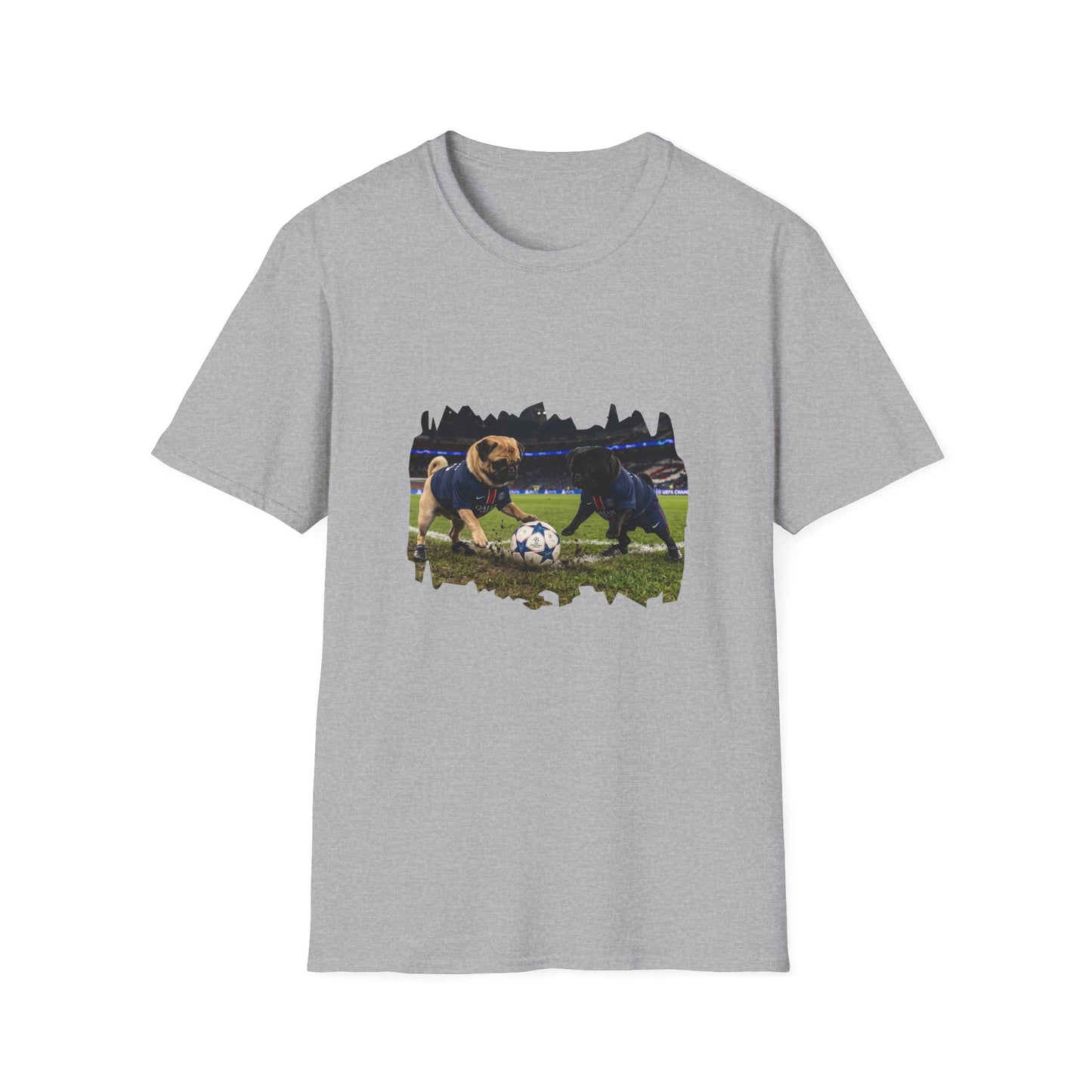 Soccer Puppies T-Shirt — Playful Puppy Soccer Match Tee