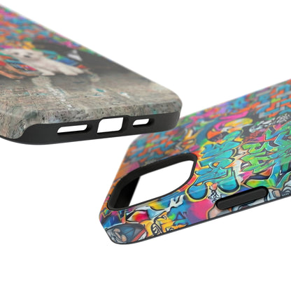 Puppy Squad Graffiti Phone Case — Impact-Resistant Protective Case