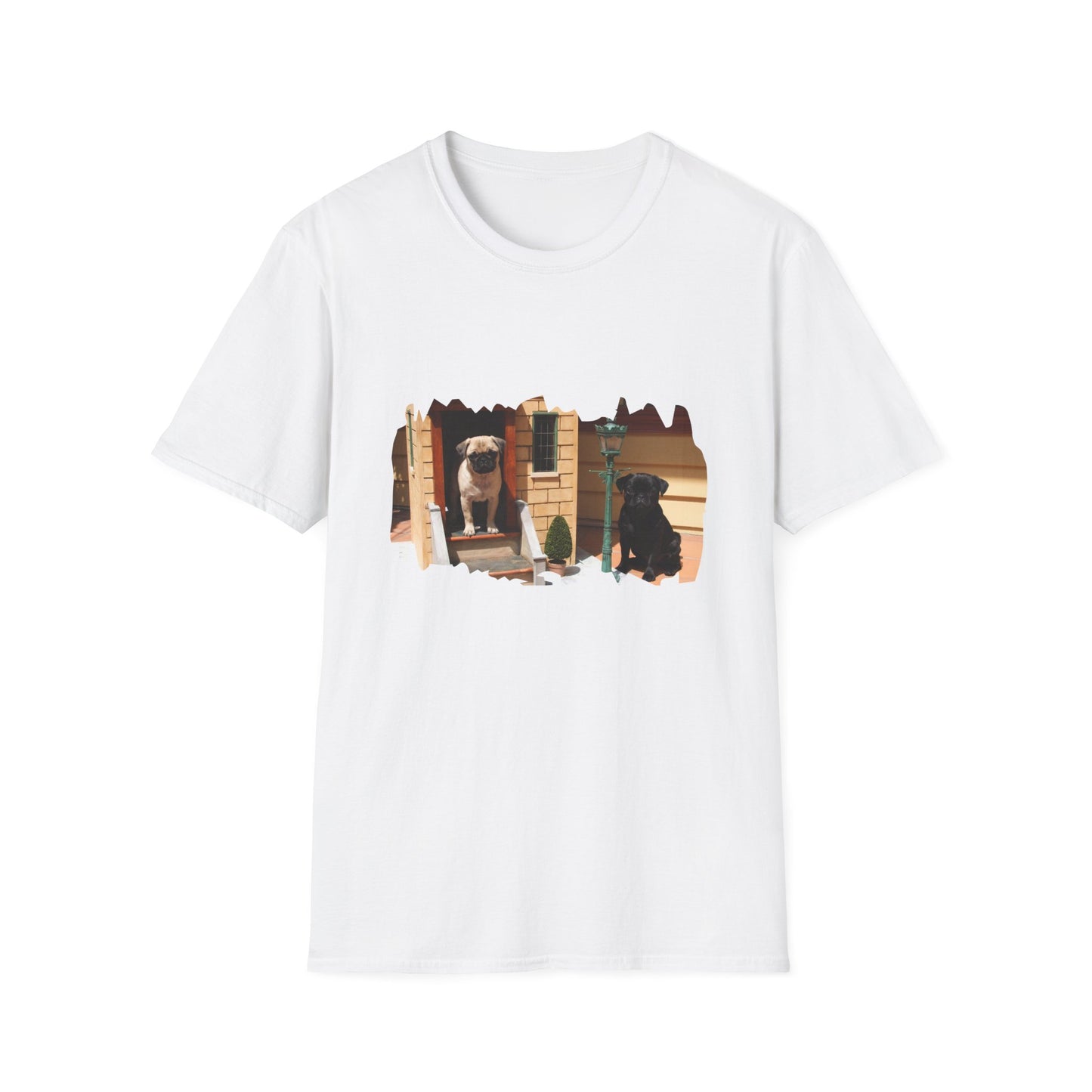 Biscuit & Nugget T‑Shirt — Cute Pet Photo Tee for Dog Lovers