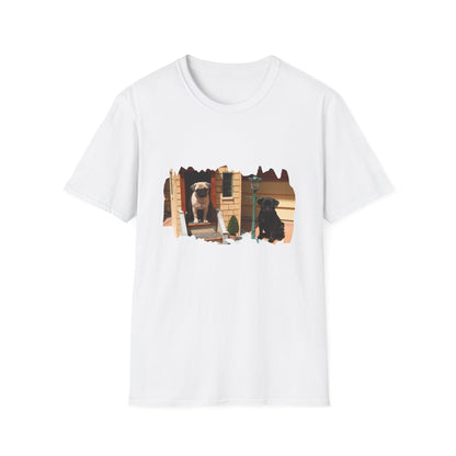 Biscuit & Nugget T‑Shirt — Cute Pet Photo Tee for Dog Lovers