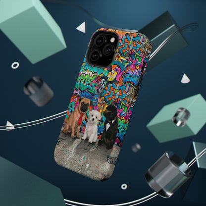 Puppy Squad Graffiti Phone Case — Impact-Resistant Protective Case