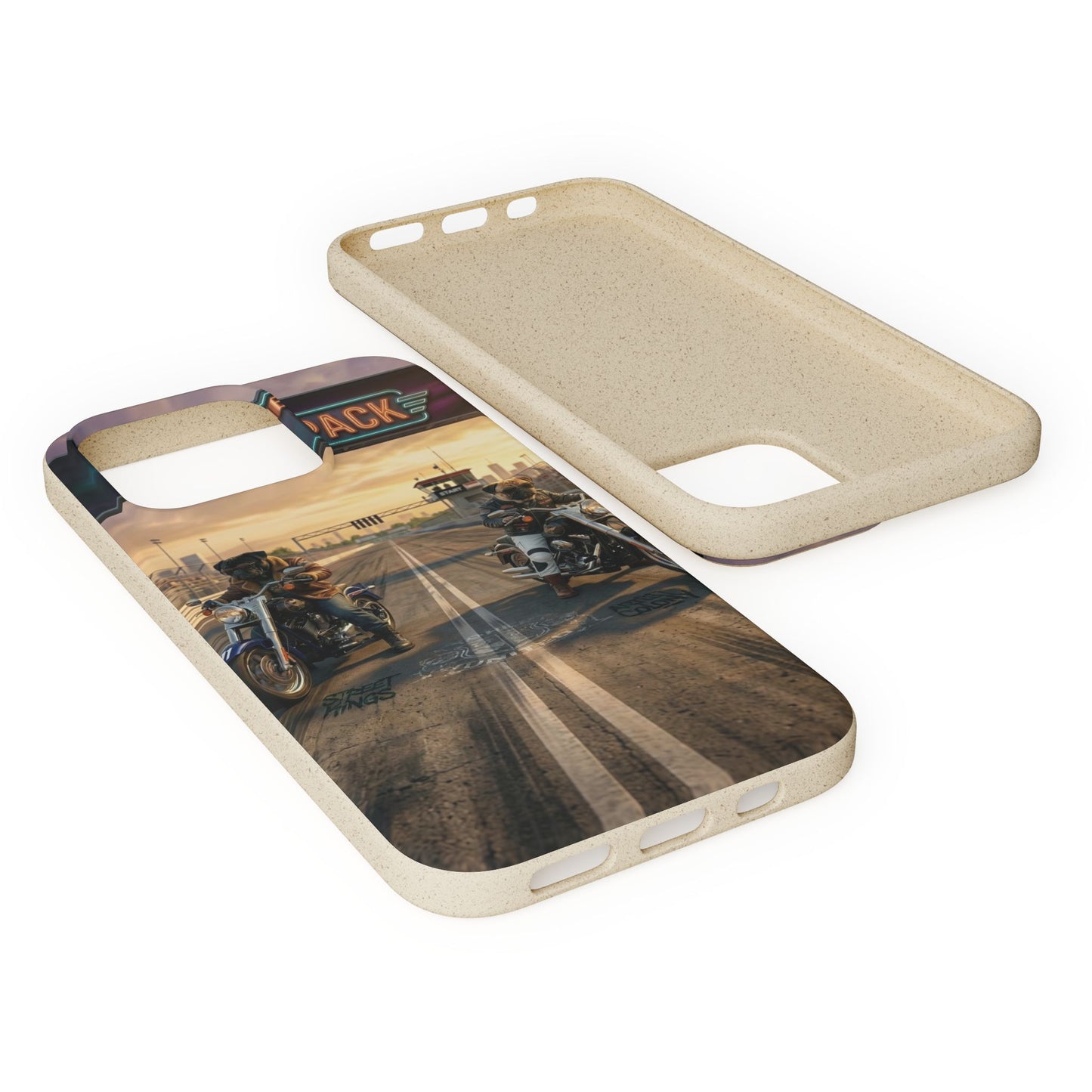 Motorcycle Road Trip Biodegradable Phone Case