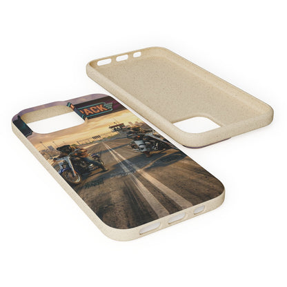 Motorcycle Road Trip Biodegradable Phone Case