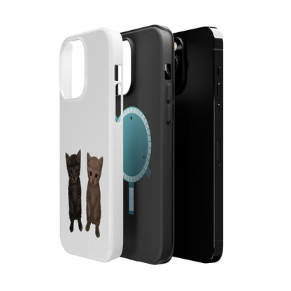 Cute Kittens Magnetic Impact-Resistant Phone Case