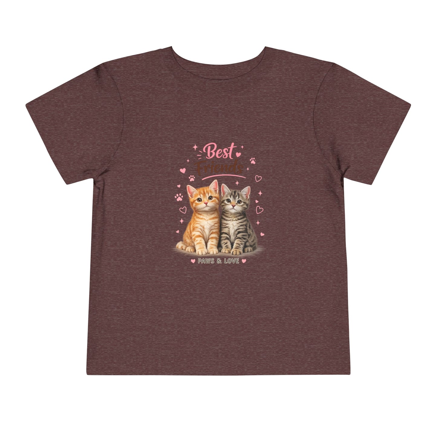 Best Friends Kitten Toddler Tee — Paws & Love Cute Cat Shirt