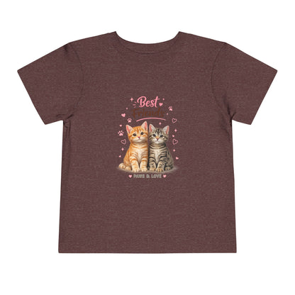 Best Friends Kitten Toddler Tee — Paws & Love Cute Cat Shirt