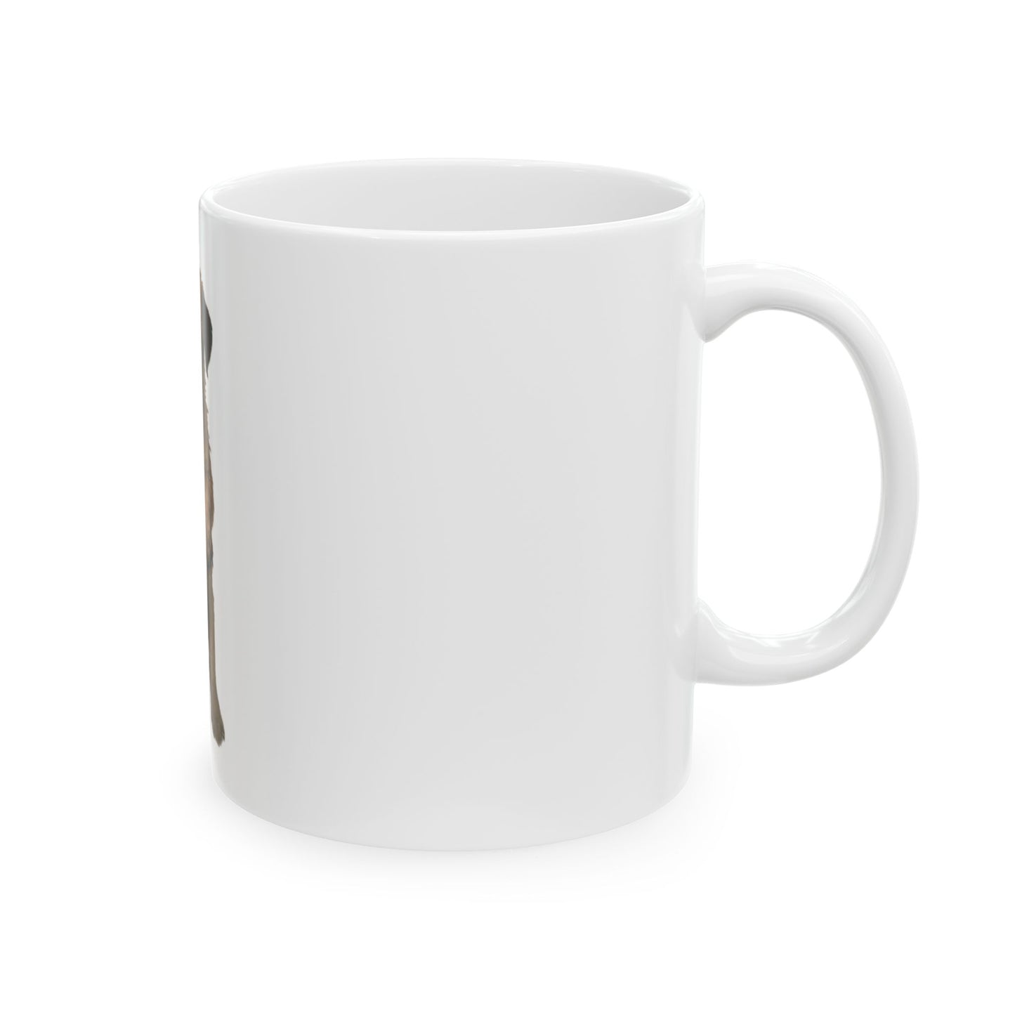 Pug Puppy Standing Ceramic Mug  (11oz & 15oz)