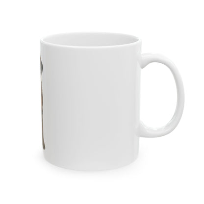 Pug Puppy Standing Ceramic Mug  (11oz & 15oz)