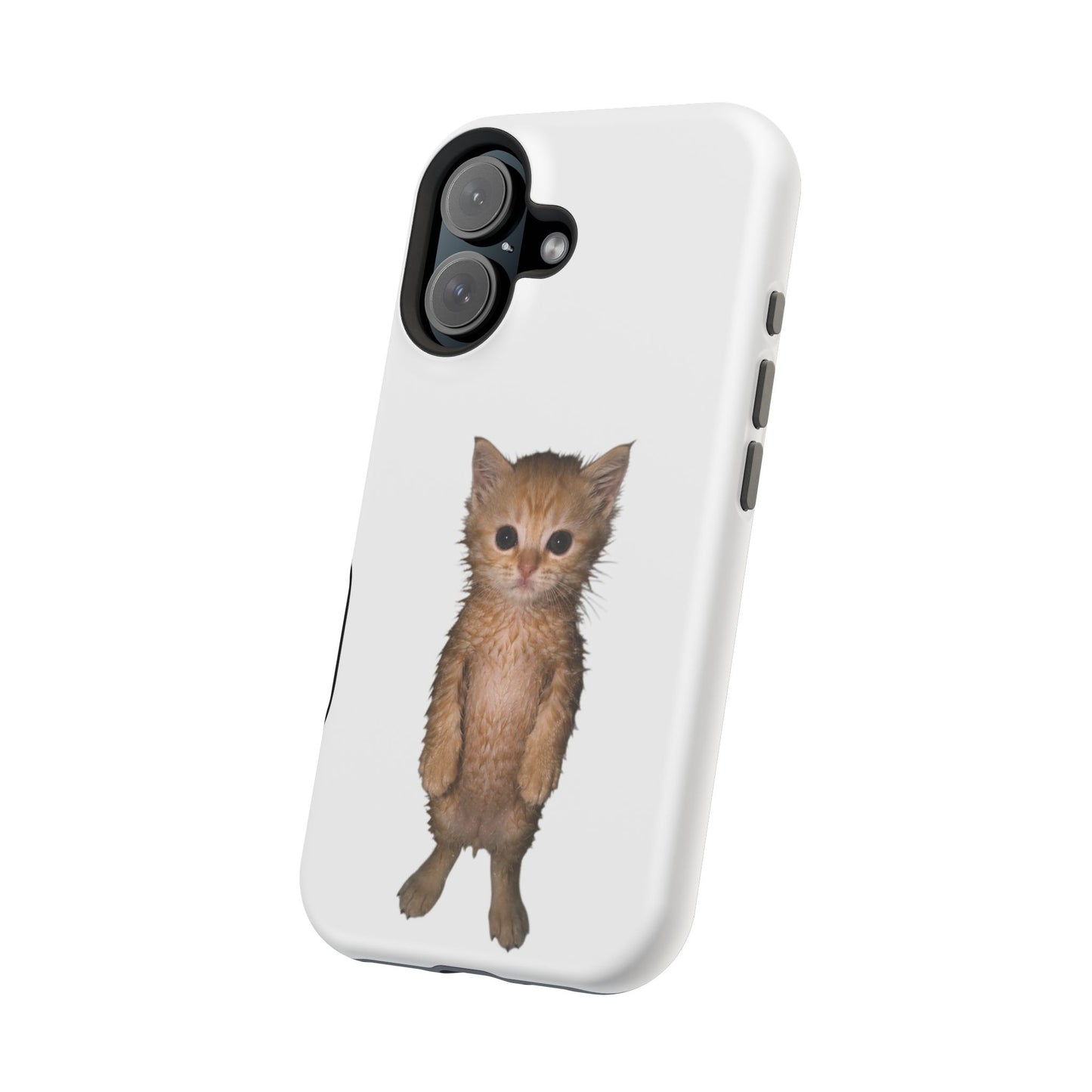 Cute Standing Kitten Magnetic Impact-Resistant Phone Case