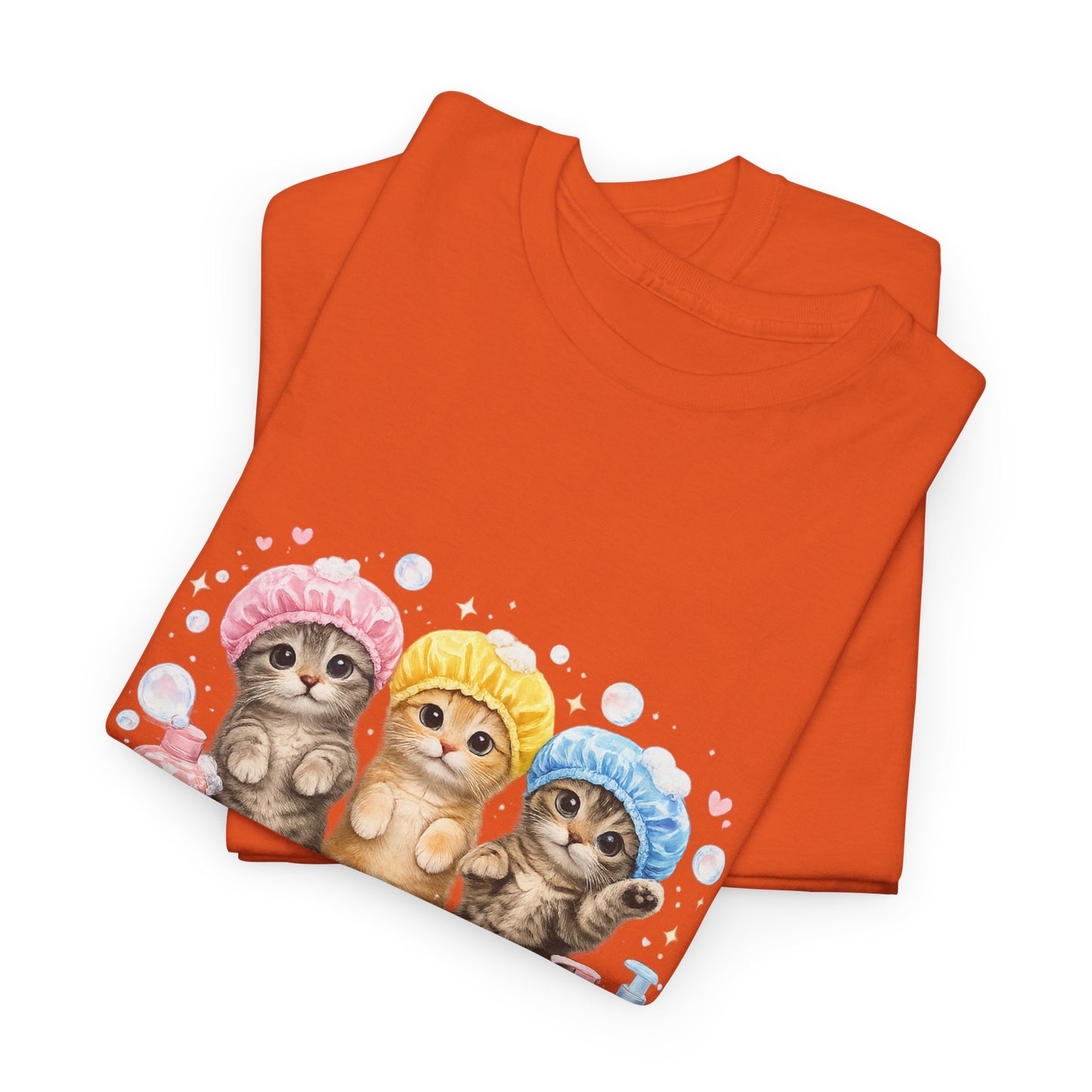 Cute Kittens Bath Time T-Shirt