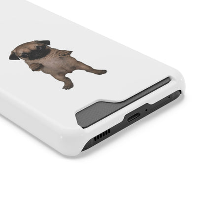 Pug Puppy Card-Holder Phone Case