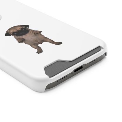Pug Puppy Card-Holder Phone Case