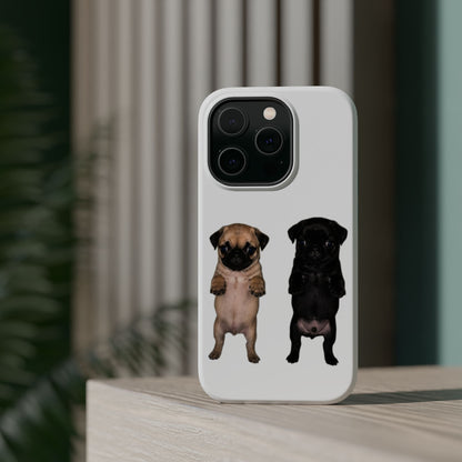 Pug Duo Magnetic Impact-Resistant Phone Case