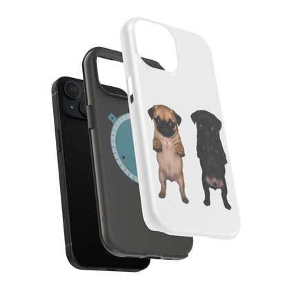 Pug Duo Magnetic Impact-Resistant Phone Case