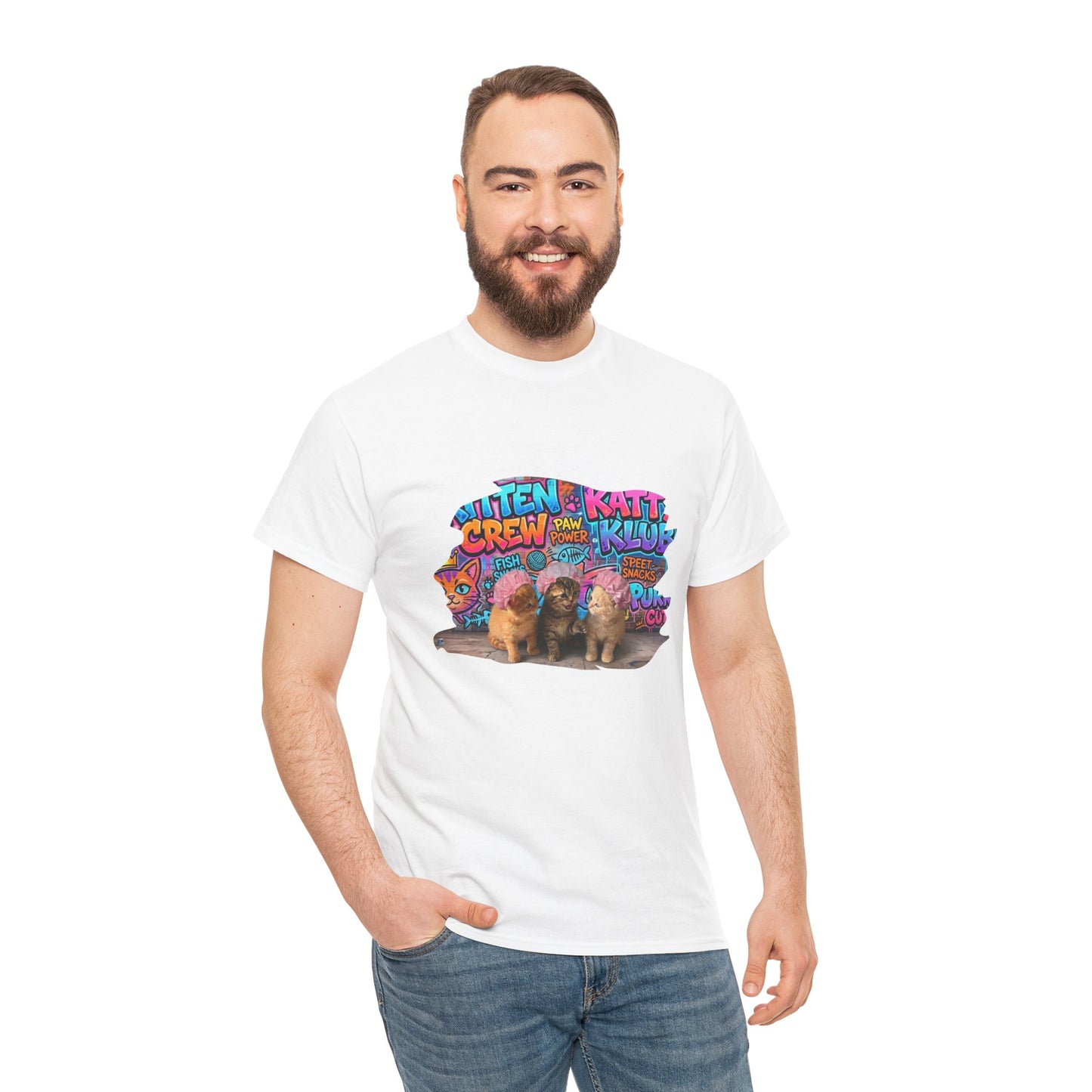 Kitten Crew Graphic Tee — Cute Kittens Cat Lover Shirt