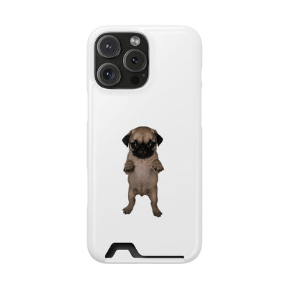 Pug Puppy Card-Holder Phone Case