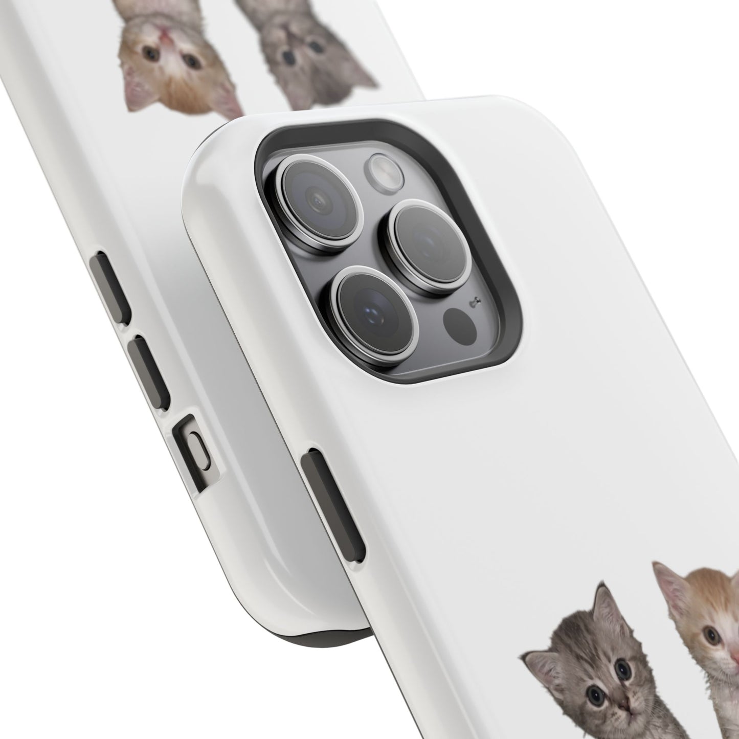 Duo Cute Kitten  Magnetic Impact-Resistant Phone Case