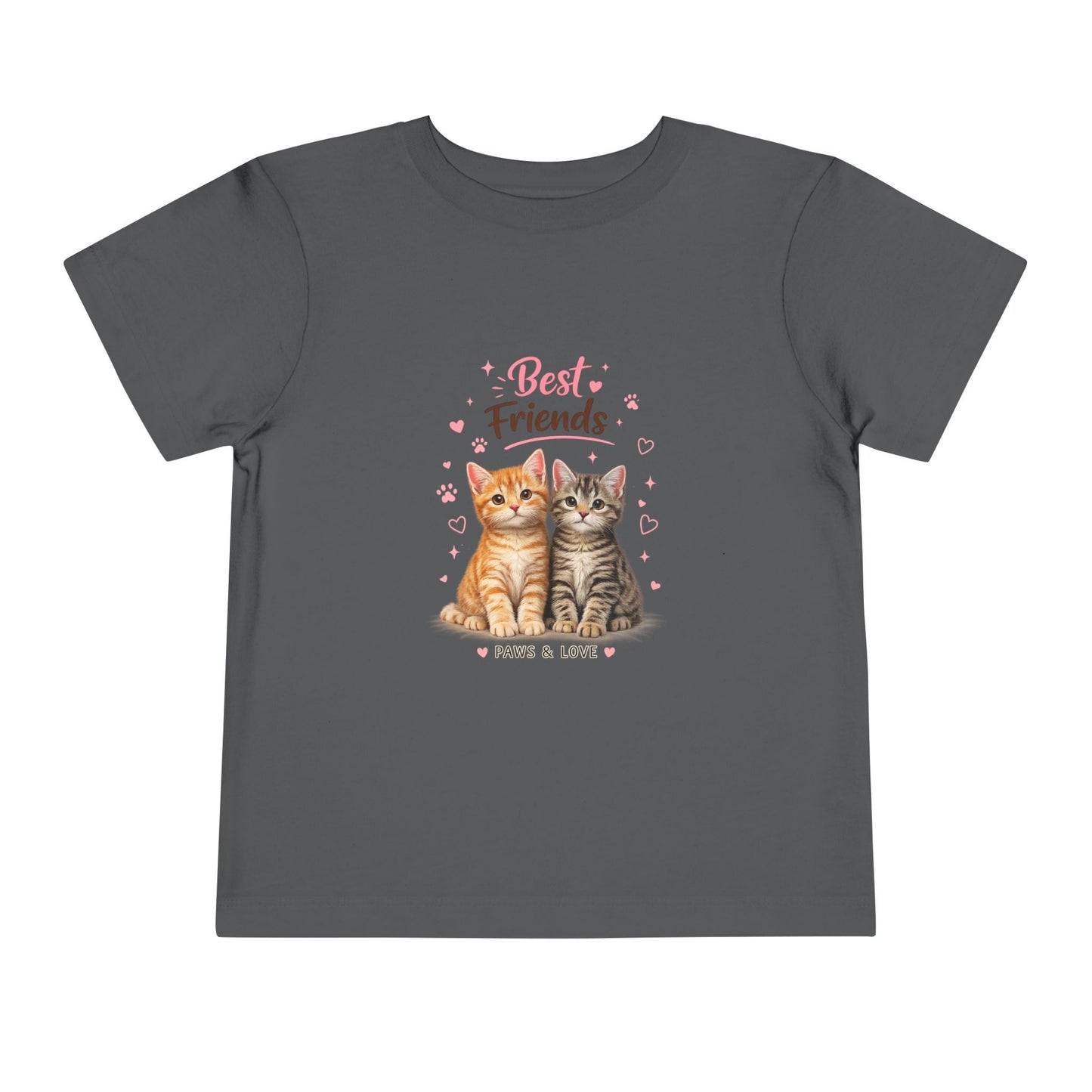 Best Friends Kitten Toddler Tee — Paws & Love Cute Cat Shirt