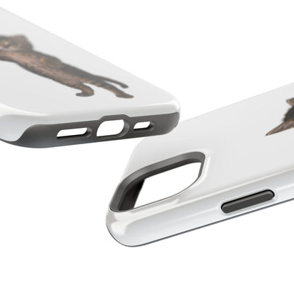 Cute Standing Kitten Magnetic Phone Case