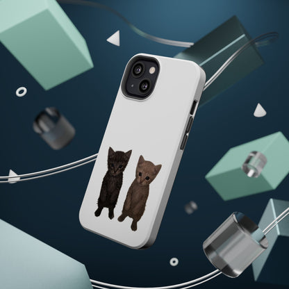 Cute Kittens Magnetic Impact-Resistant Phone Case