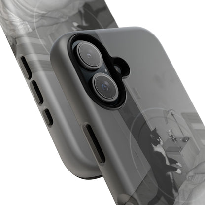 Phone Case “Why Is It Always at 2 AM?” Cat Photo Tough Magnetic Case