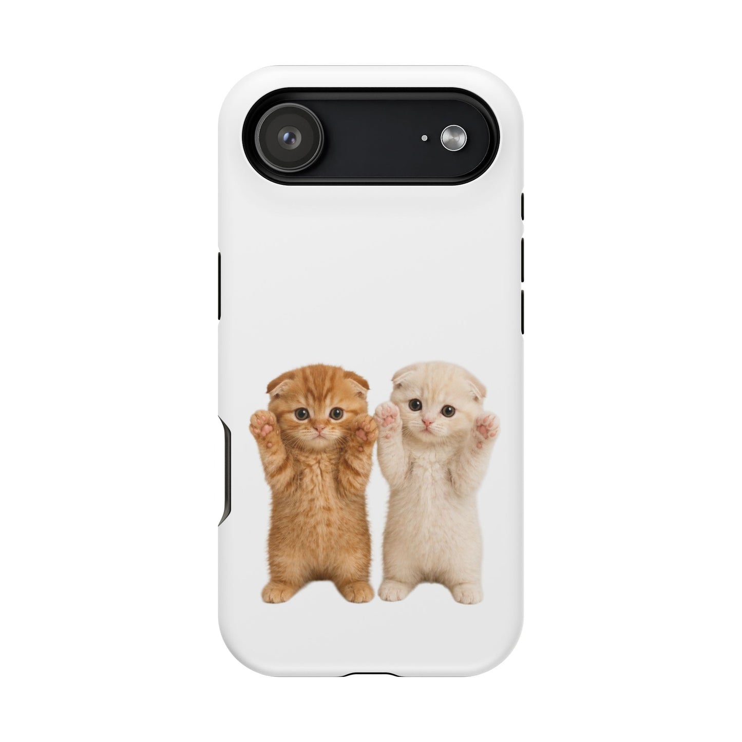 Cute Raising Paws Kittens Magnetic Impact-Resistant  Phone Case