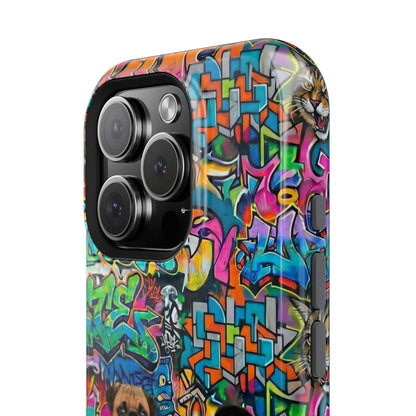 Puppy Squad Graffiti Phone Case — Impact-Resistant Protective Case