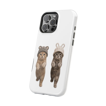 Cute Kittens in Hats Magnetic Impact Phone Case