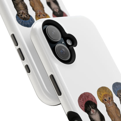 Cute Kittens in Bonnets  Magnetic Impact-Resistant Phone Case
