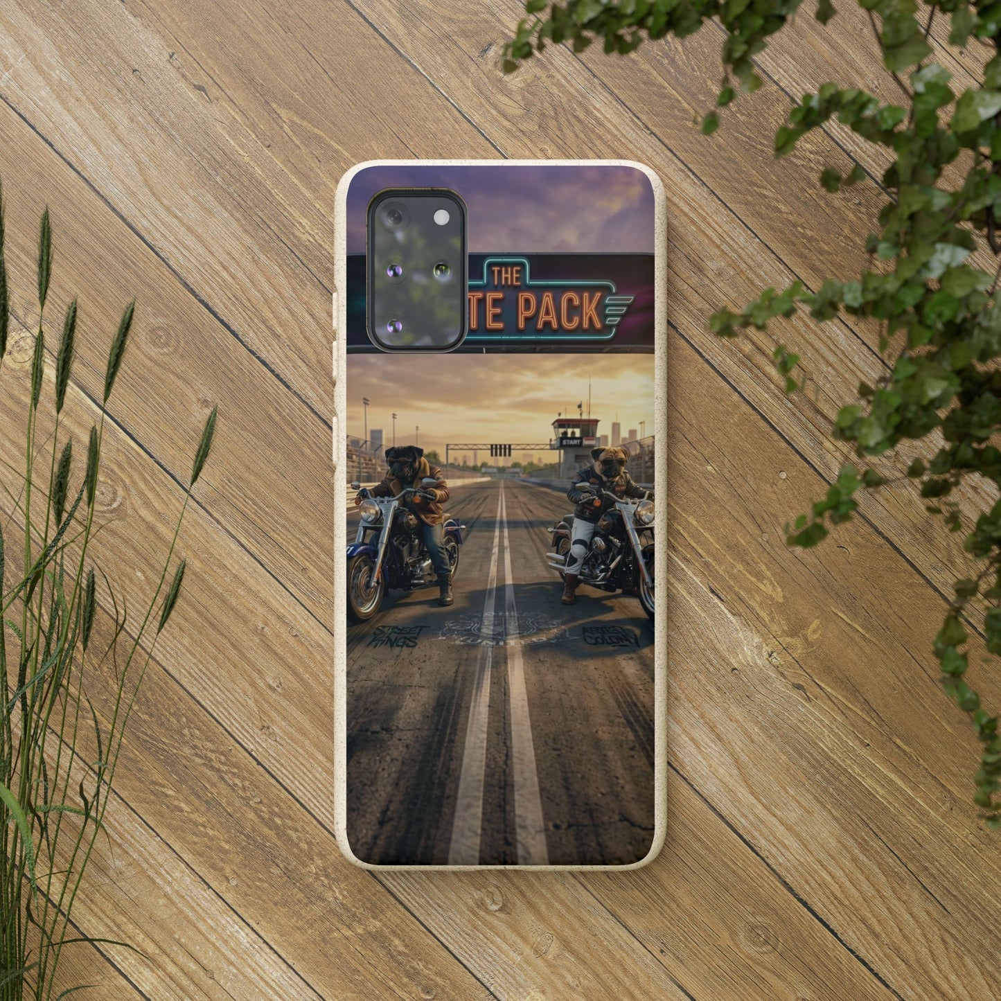 Motorcycle Road Trip Biodegradable Phone Case