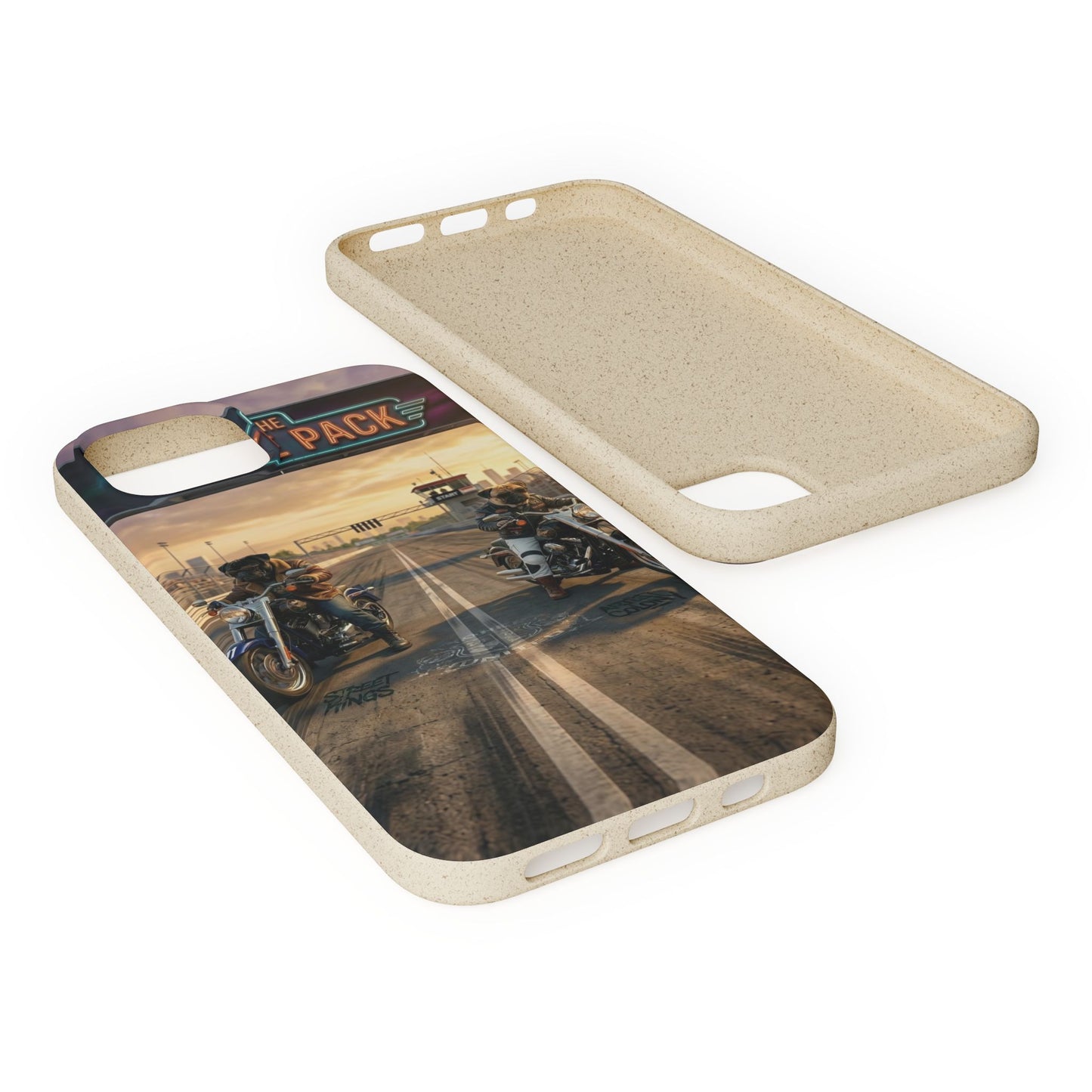 Motorcycle Road Trip Biodegradable Phone Case
