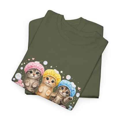 Cute Kittens Bath Time T-Shirt