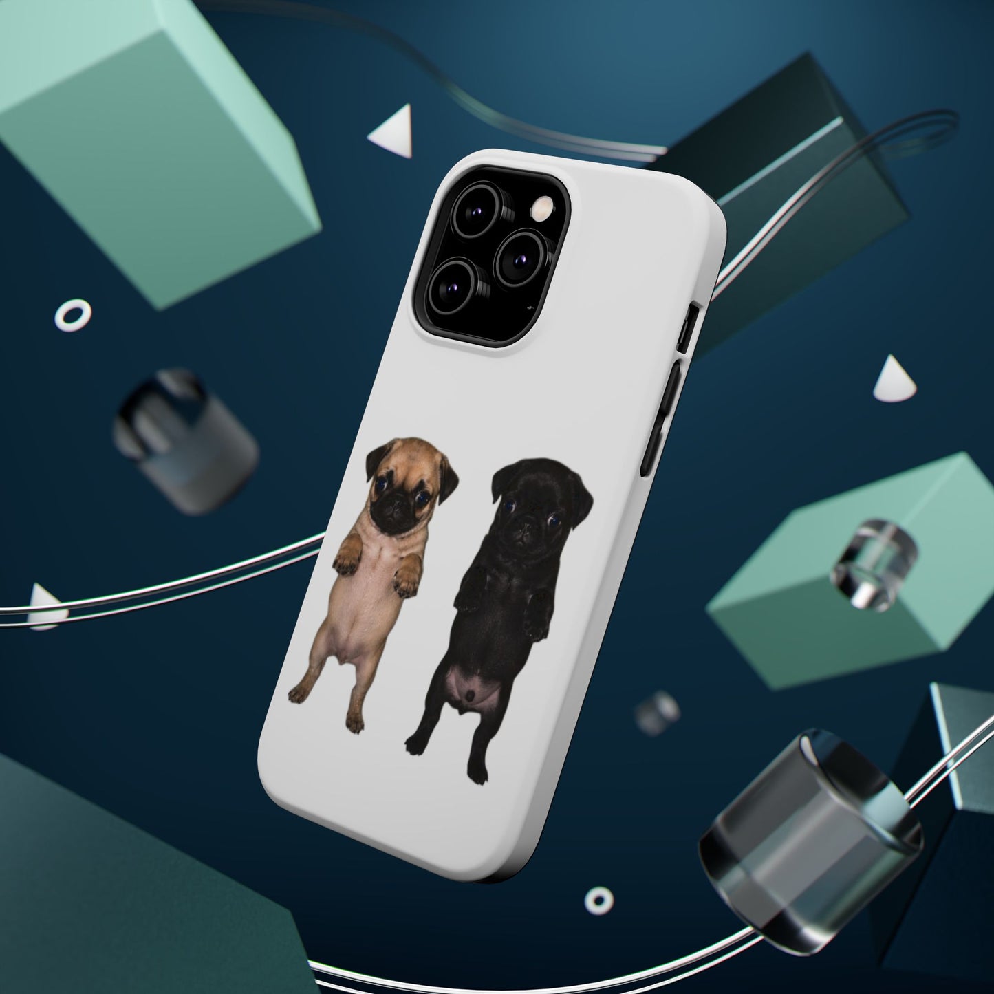 Pug Duo Magnetic Impact-Resistant Phone Case
