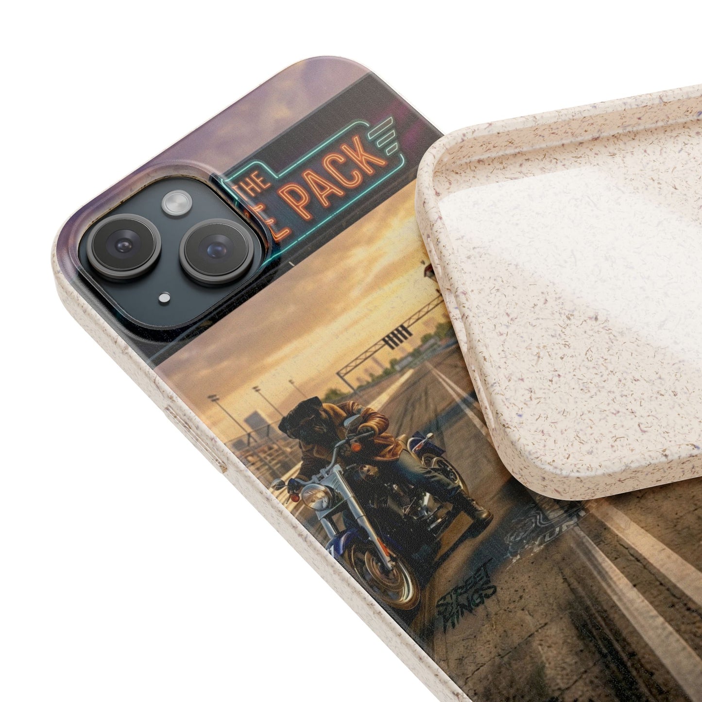 Motorcycle Road Trip Biodegradable Phone Case