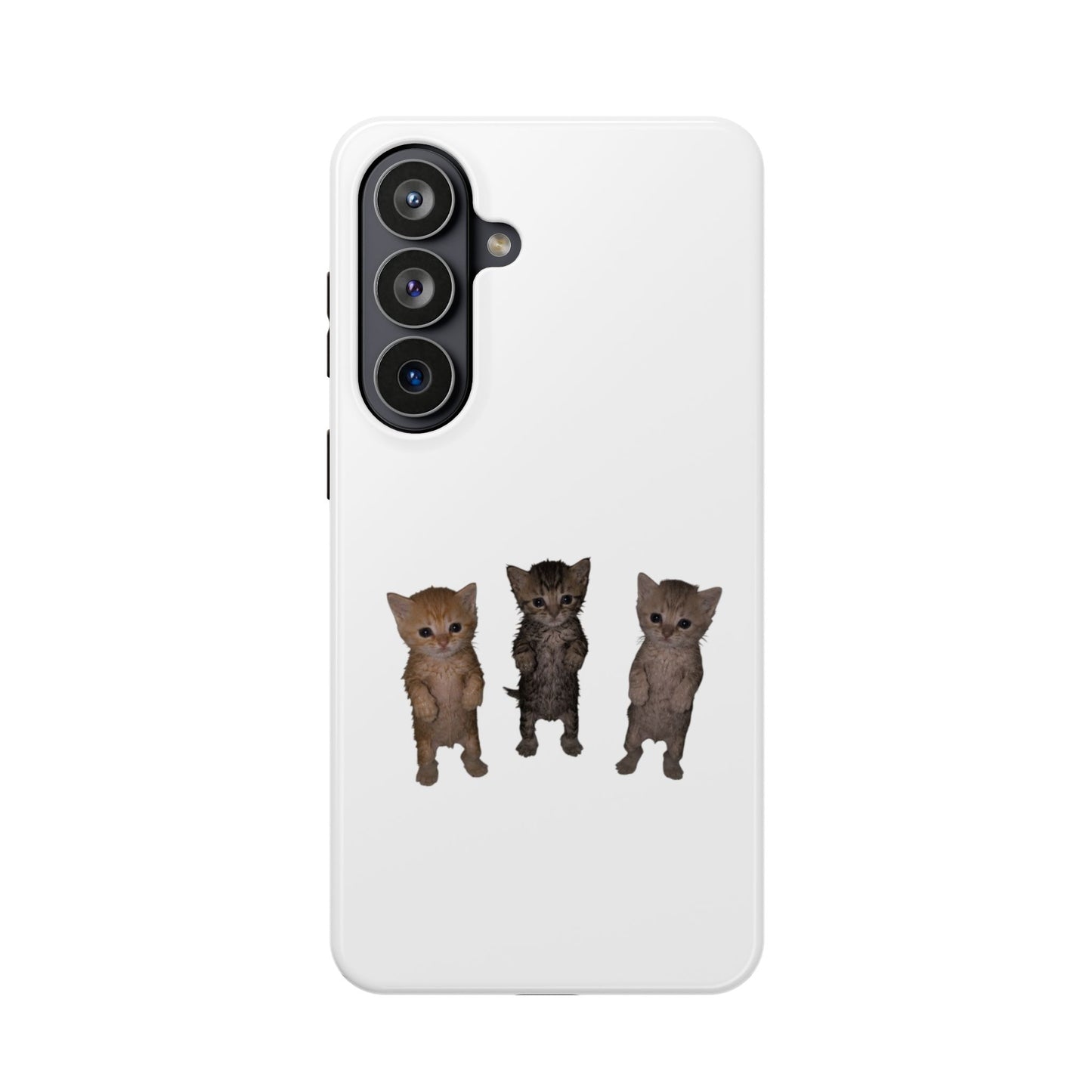 Cute Standing Kittens Magnetic Impact-Resistant Phone Case
