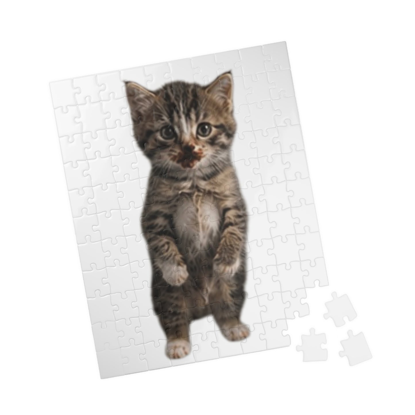Cute Standing Tabby Kitten Jigsaw Puzzle