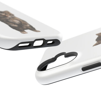 Cute Standing Kitten Magnetic Impact-Resistant Phone Case