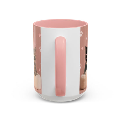 Cute Cat Lovers Coffee Mug - 11 & 15oz - Perfect Gift for Pet Owners