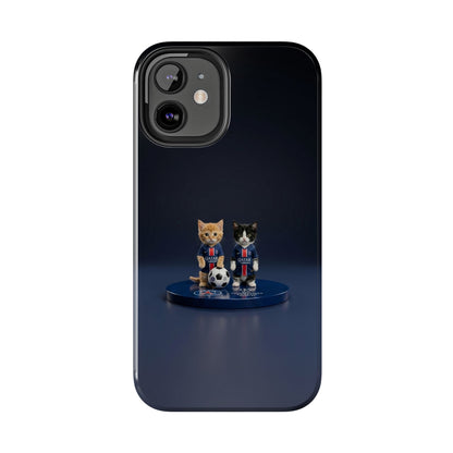Phone Case — Cute Soccer Cats Design (Kawaii Kitten Football Fans)