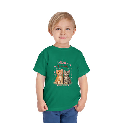 Best Friends Kitten Toddler Tee — Paws & Love Cute Cat Shirt