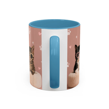 Cute Cat Lovers Coffee Mug - 11 & 15oz - Perfect Gift for Pet Owners
